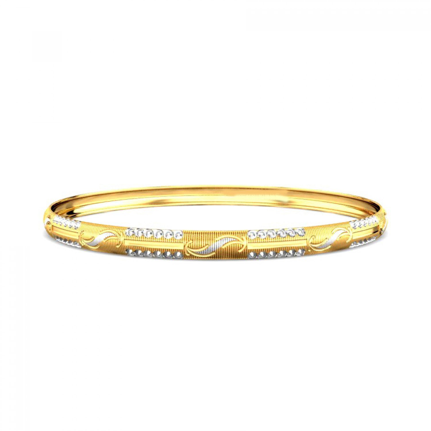Euphoria Wave Gold Bangles