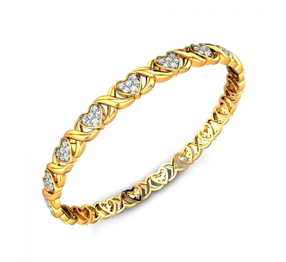 Centerpiece Gold Bangles