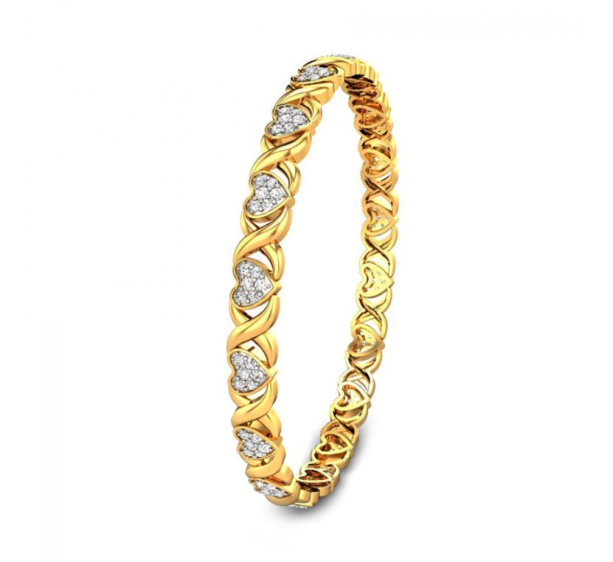 Centerpiece Gold Bangles