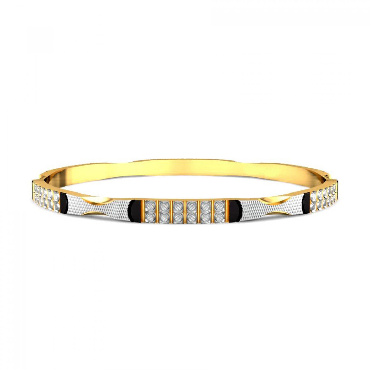 Splendor Texture Gold Bangles