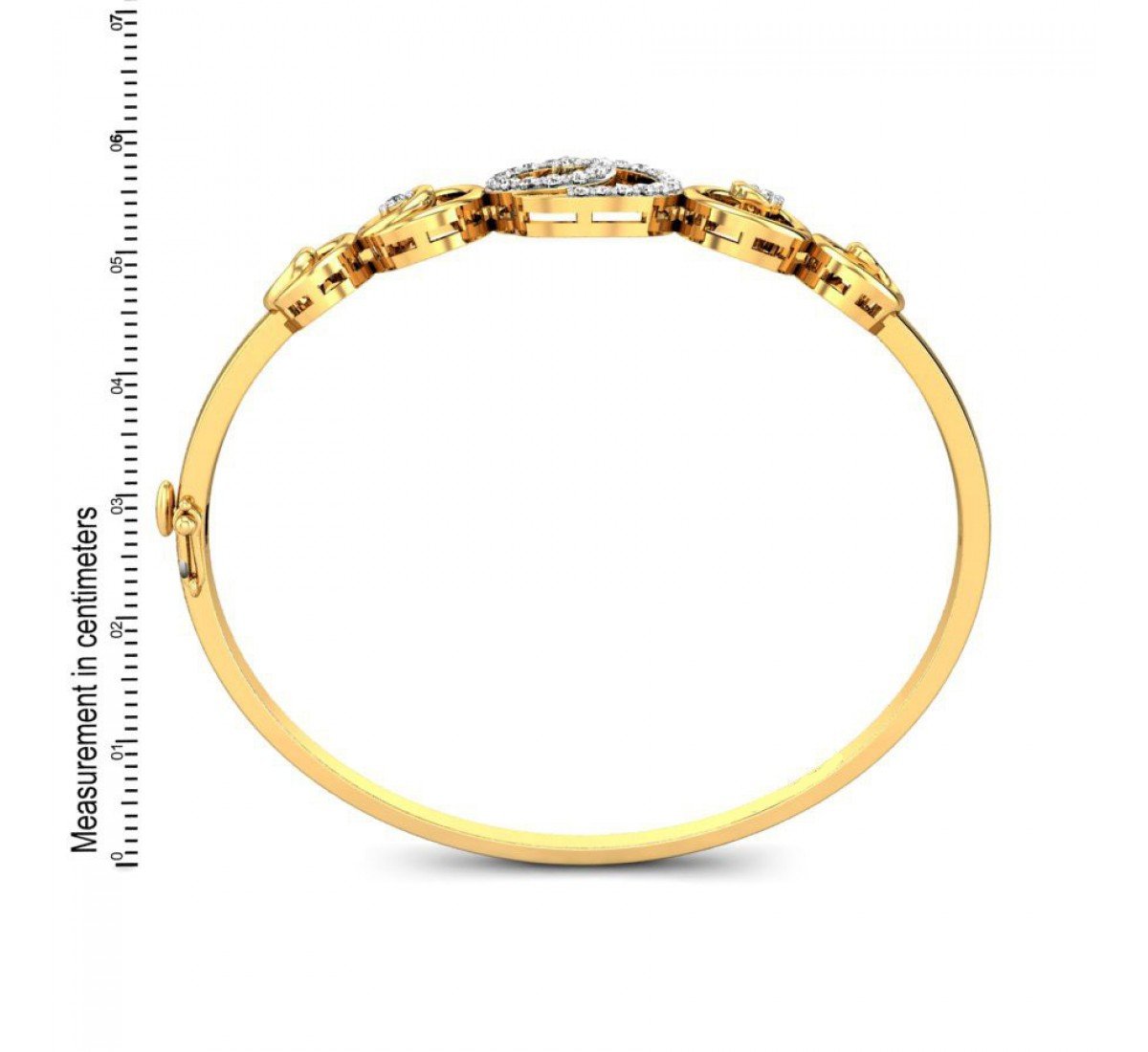 Euphoria Patterned Gold Bangles