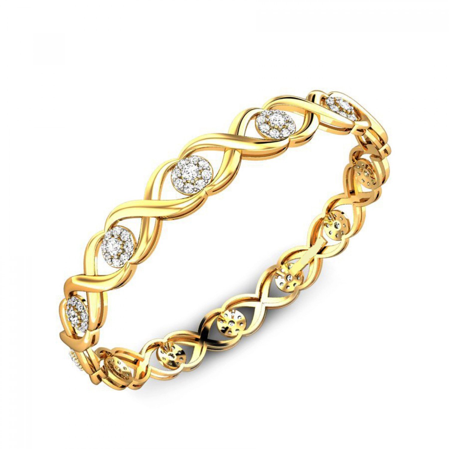 Adornments Linear Gold Bangles