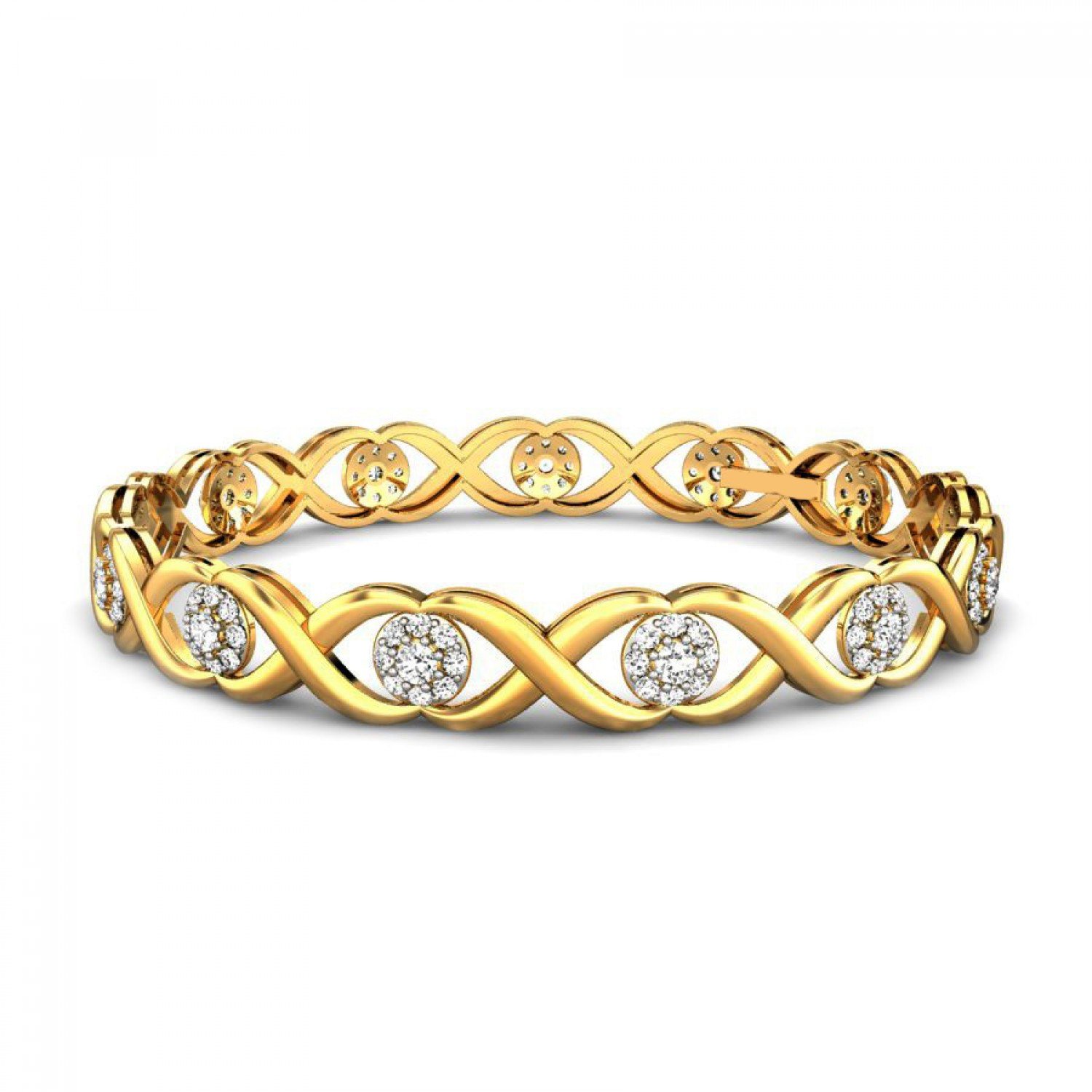 Adornments Linear Gold Bangles