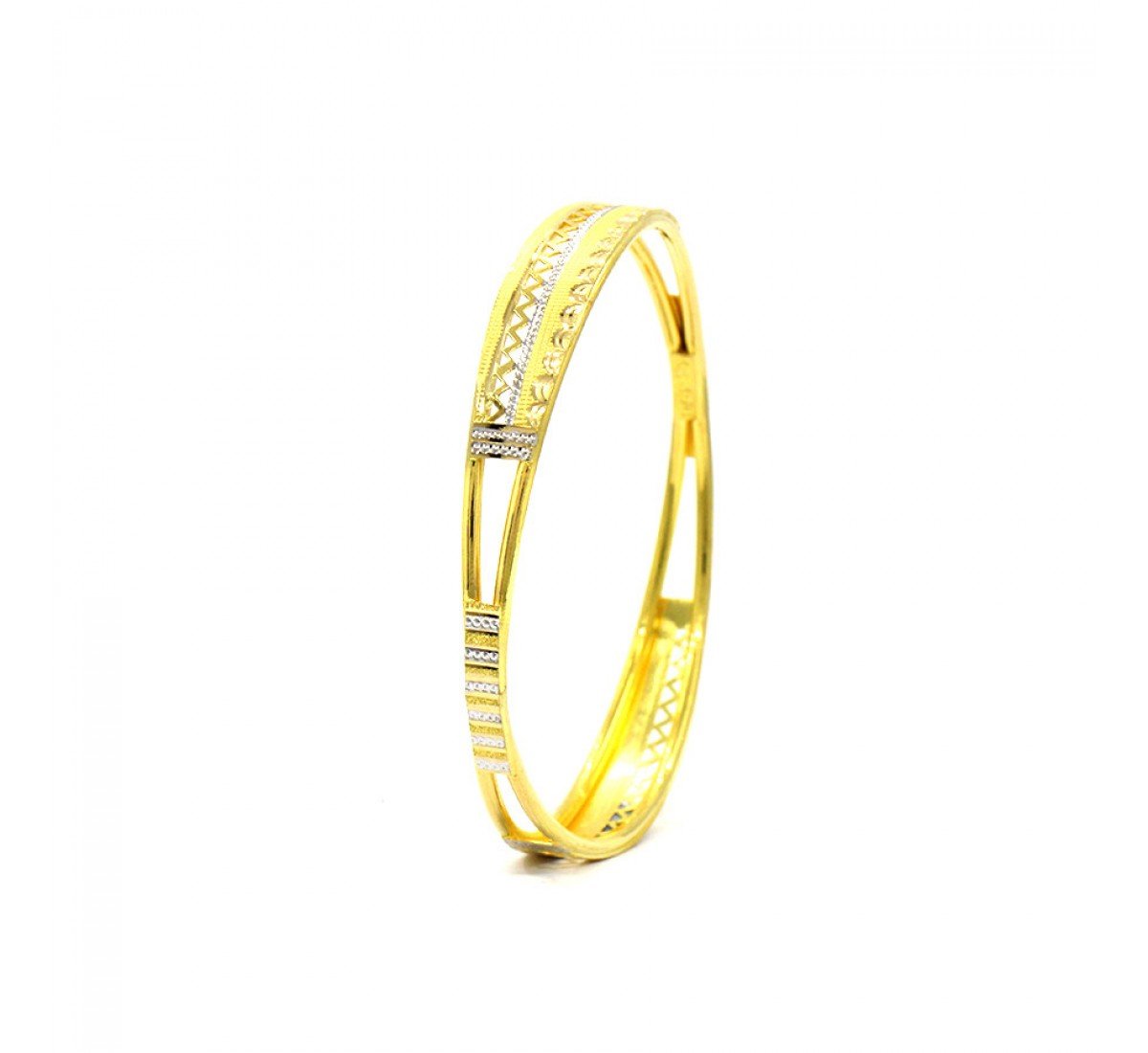 Opalescent Moonshine Gold Bangles