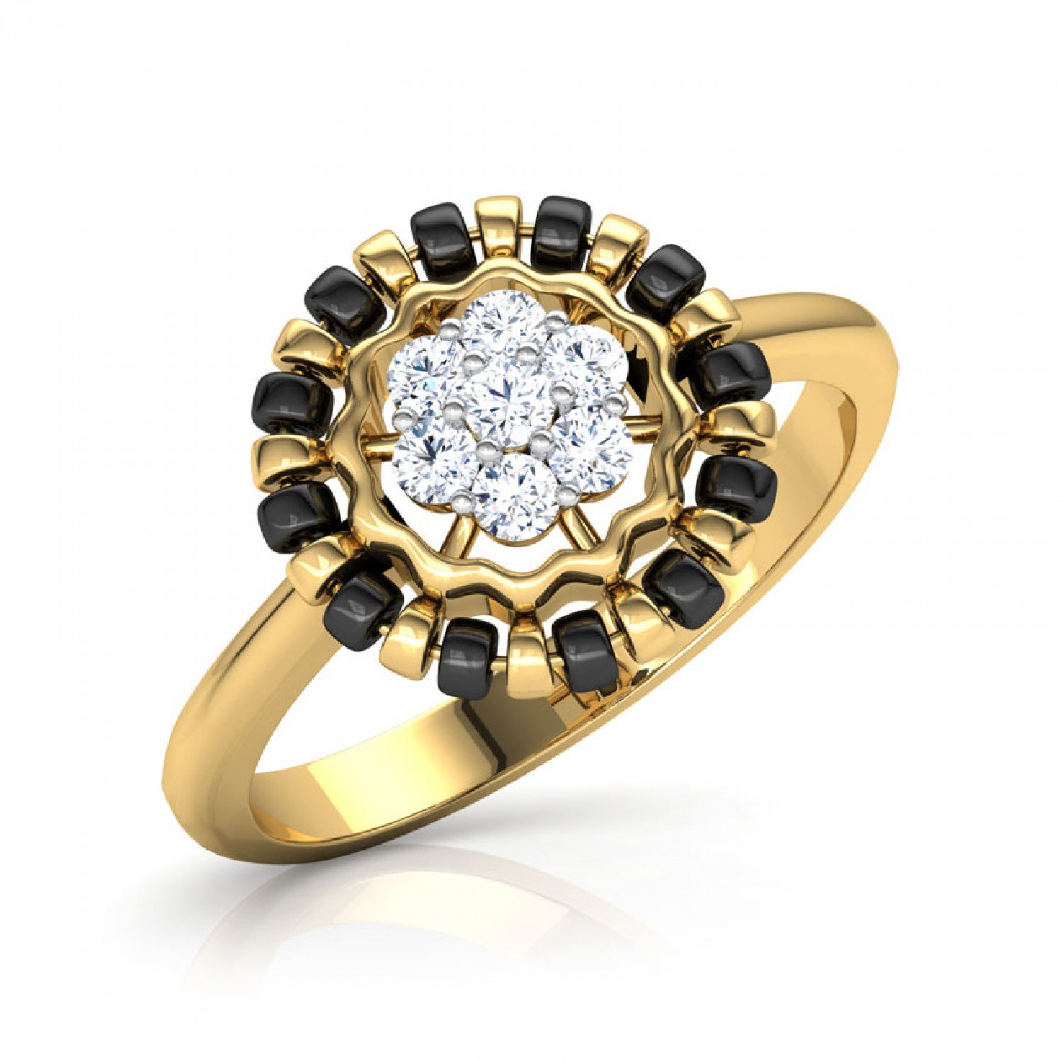 Stefanie Mangalsutra Diamond Ring