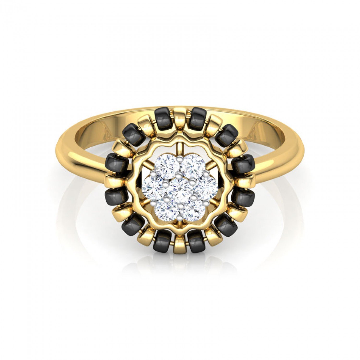 Stefanie Mangalsutra Diamond Ring
