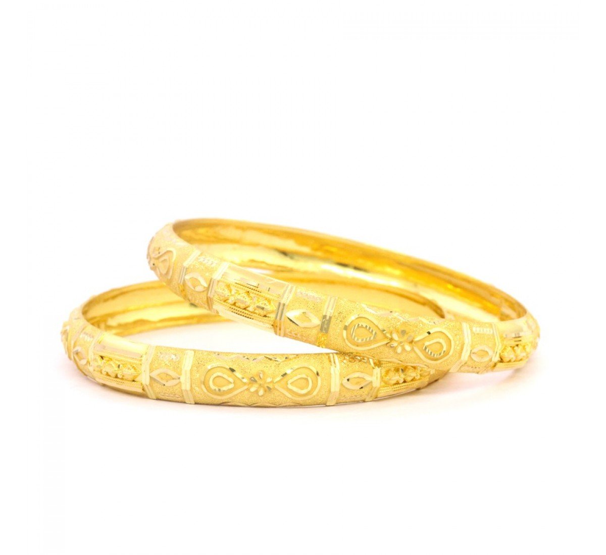 Whimsy Allure Gold Bangles