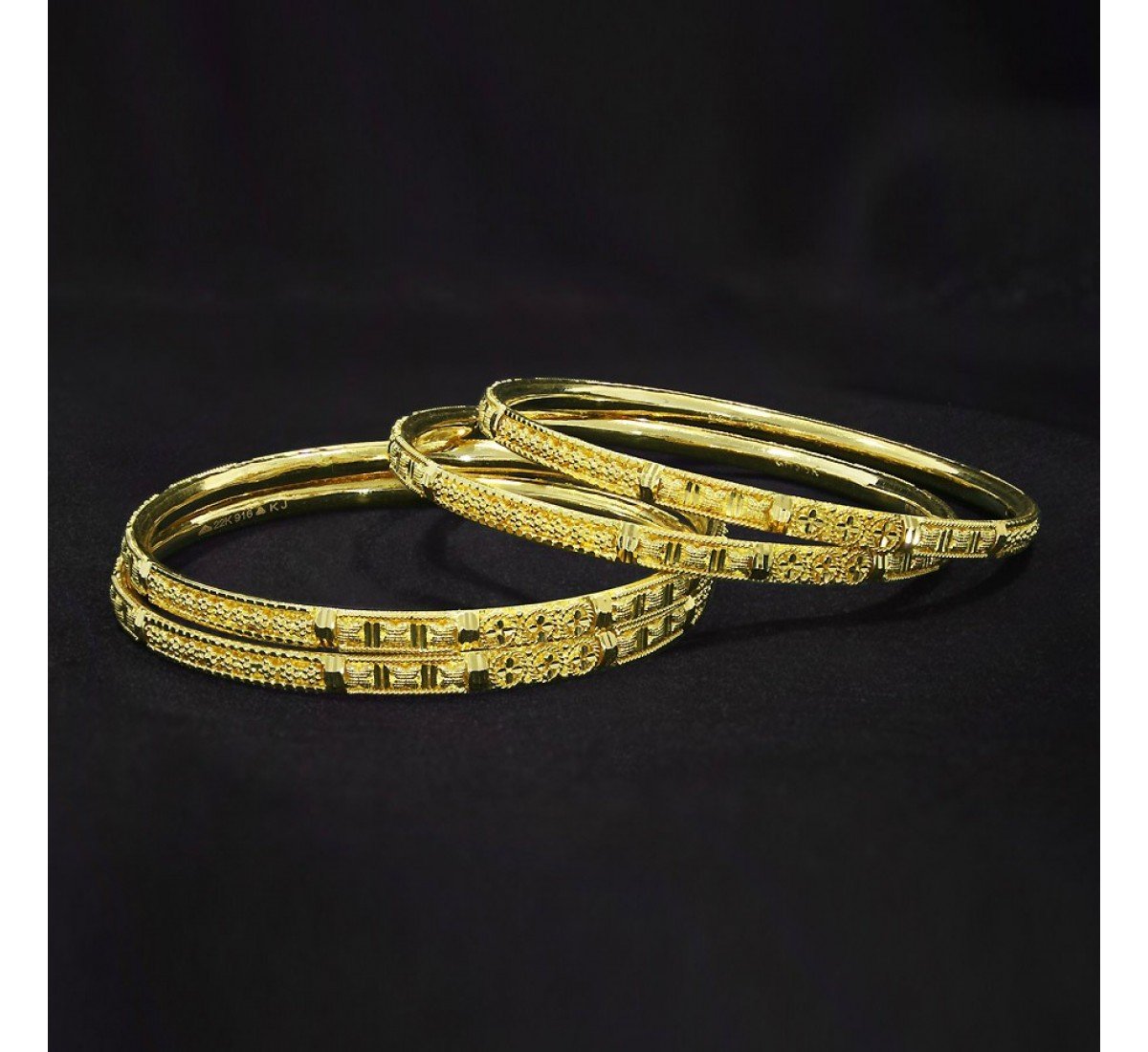 Rohini Adelisa Gold Bangles
