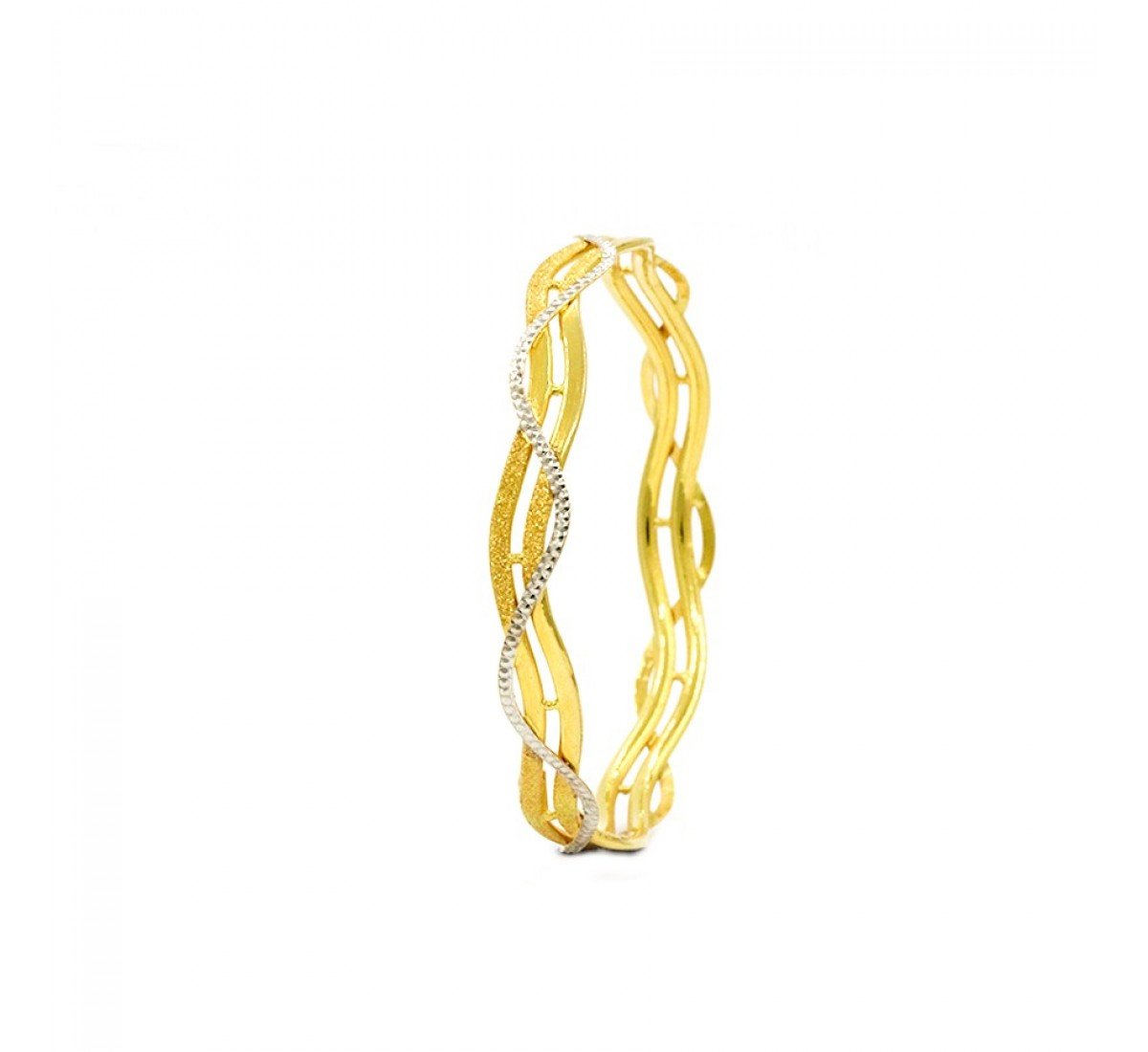 Aleanor Parnika Gold Bangles