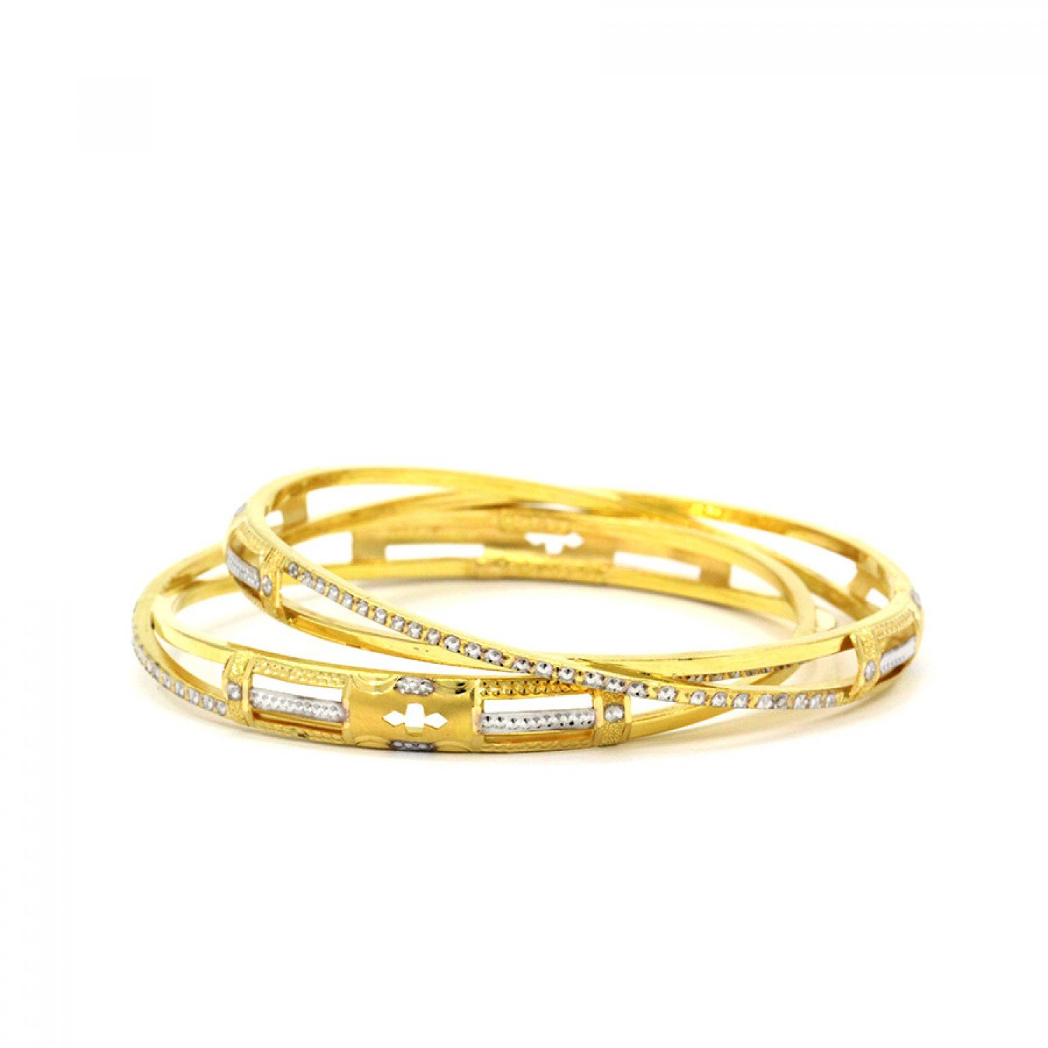 Asya Jacqueline Gold Bangles