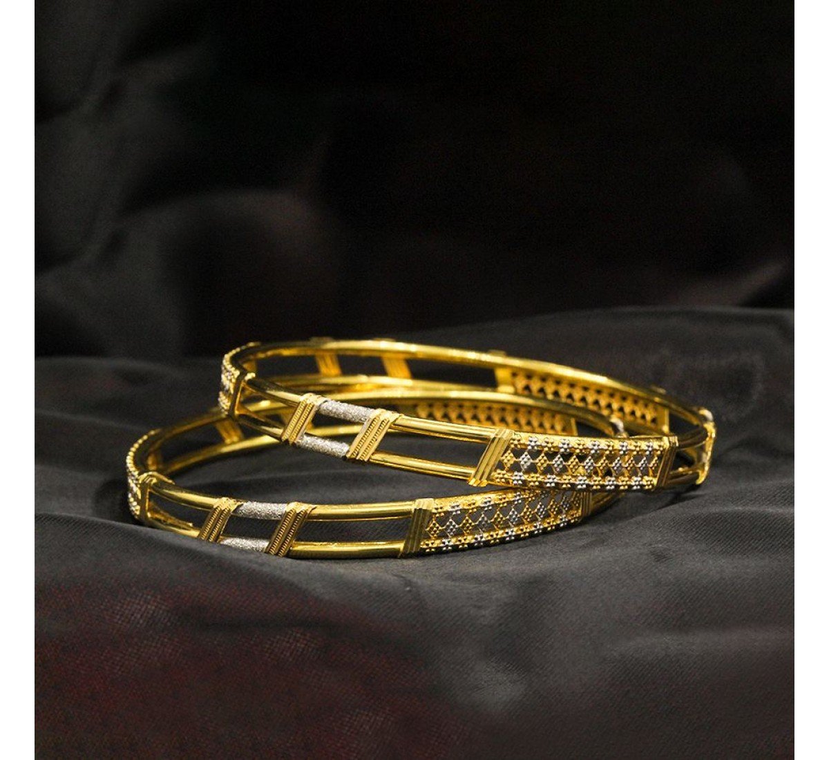 Outshine Mesmerising Gold Bangles