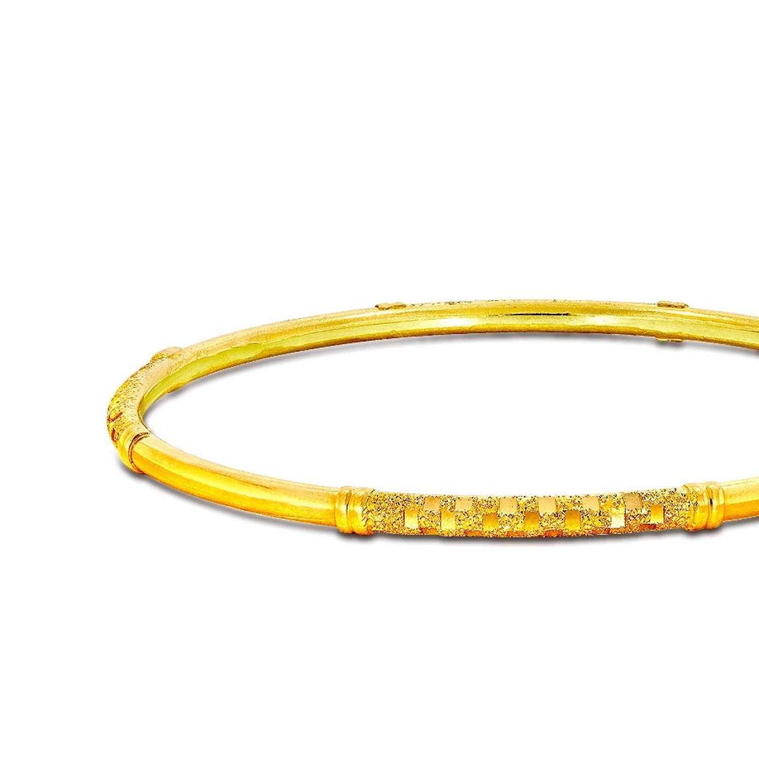Ethereal Flamboyance Gold Bangles