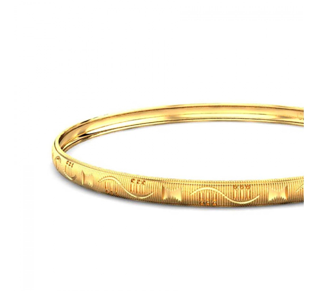 Triaksha Opulent Gold Bangles