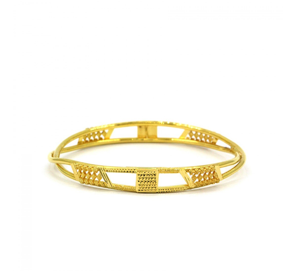 Delicate Pacheli Gold Bangles
