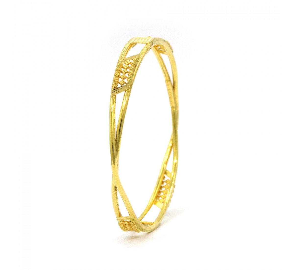 Delicate Pacheli Gold Bangles