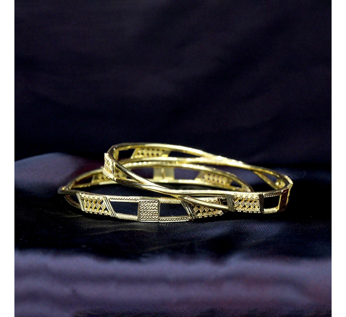 Delicate Pacheli Gold Bangles