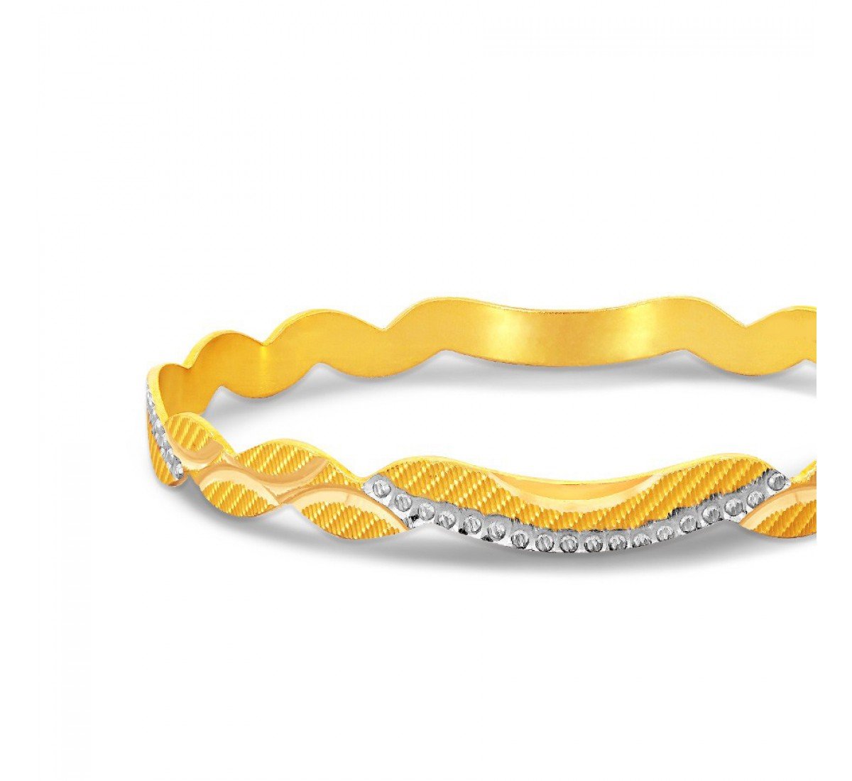 Magnolia Alpinia Gold Bangles