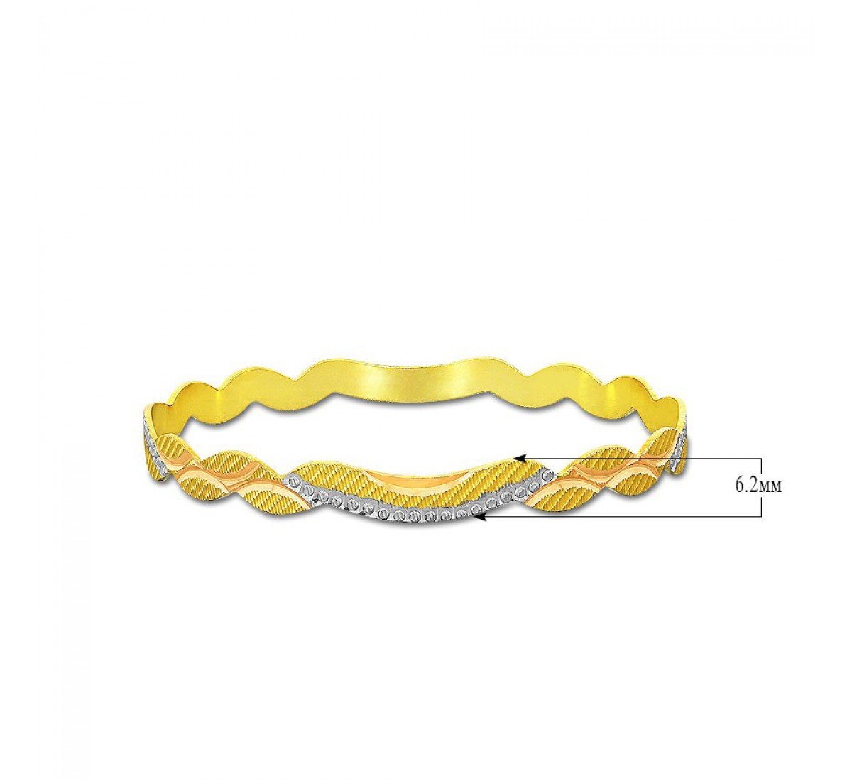 Magnolia Alpinia Gold Bangles