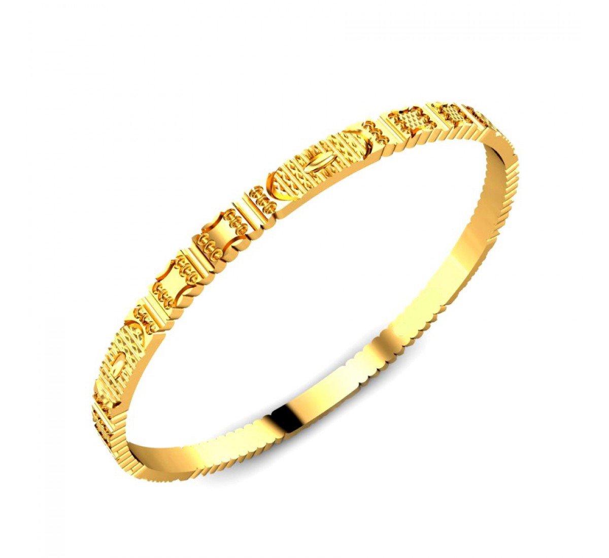Linear Bella Gold Bangles