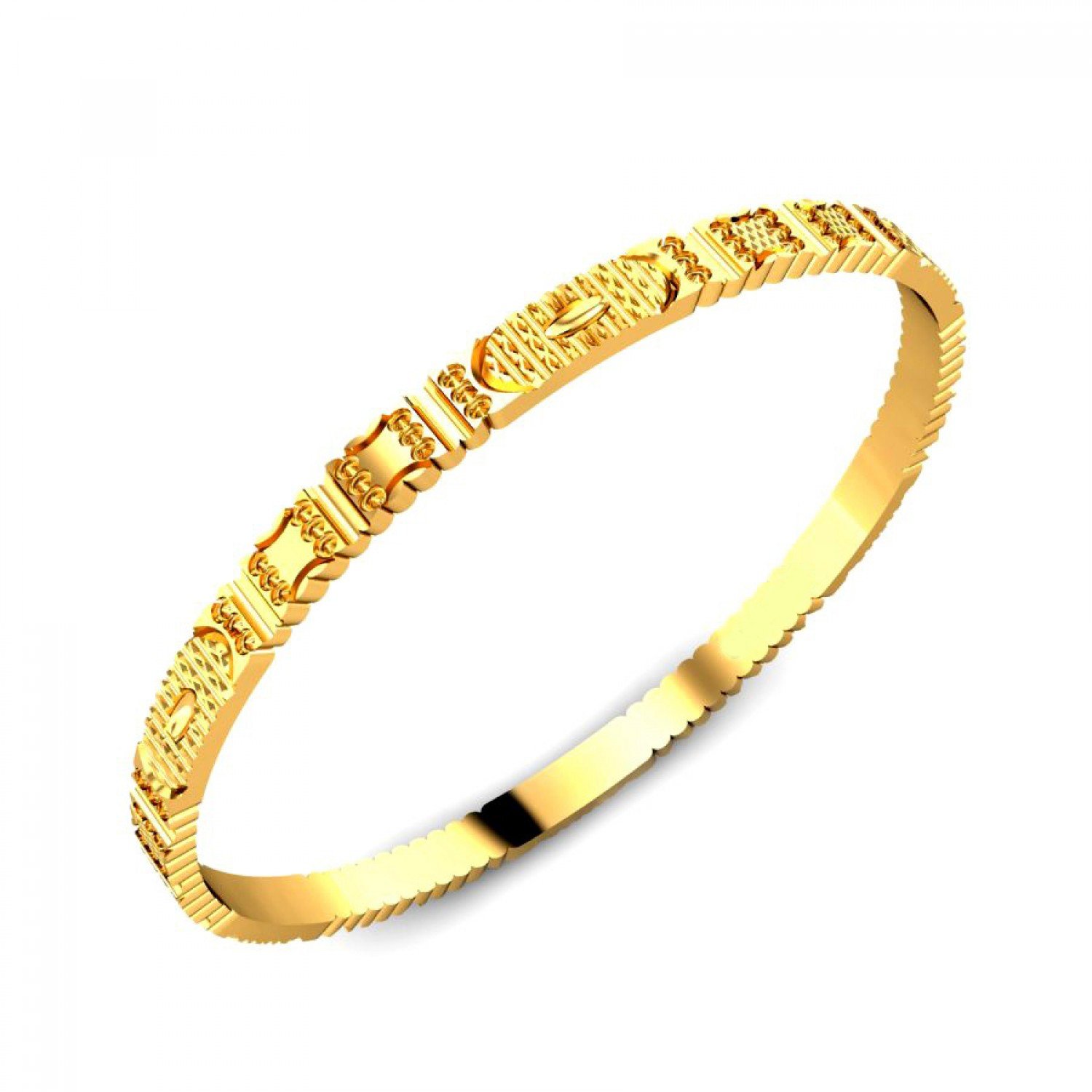 Linear Bella Gold Bangles