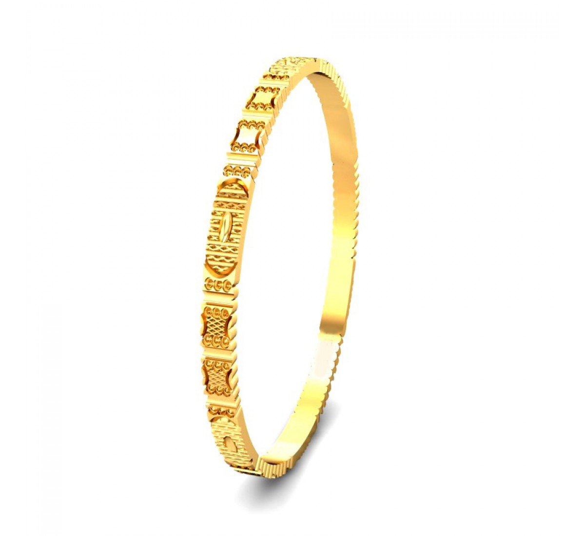 Linear Bella Gold Bangles