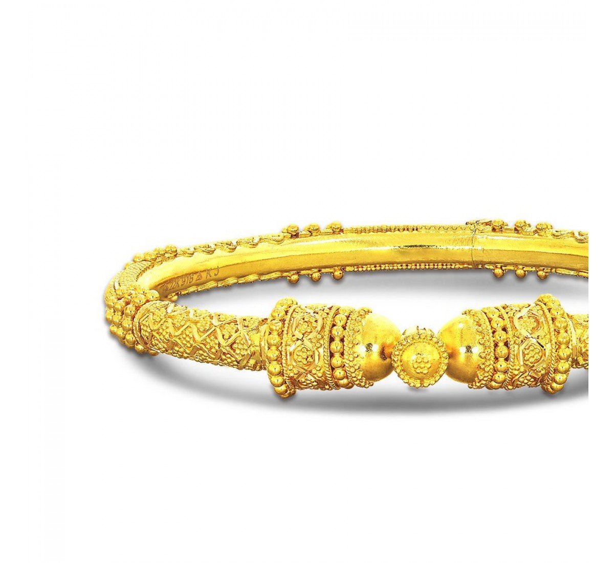Archa Pattern Gold Bangles