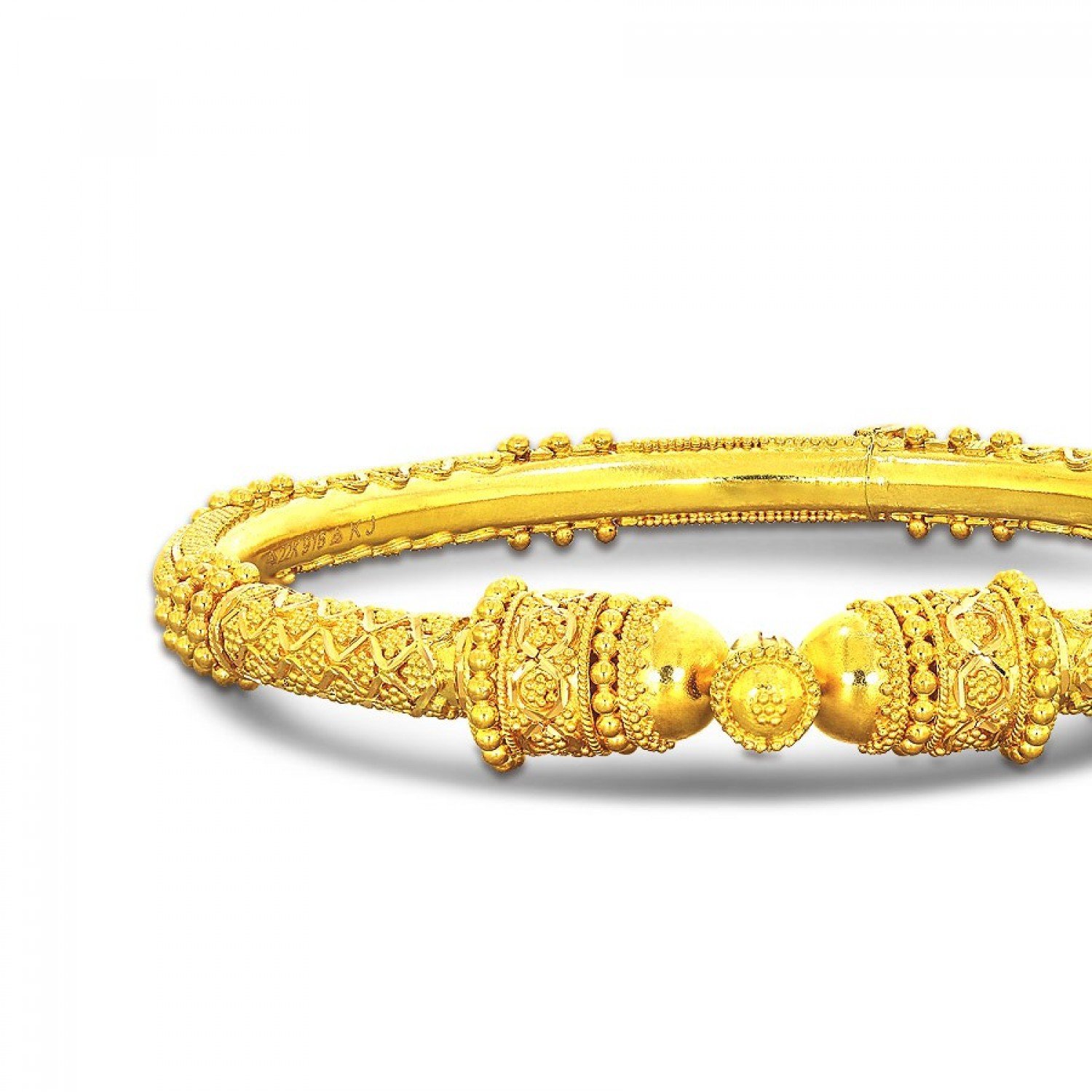 Archa Pattern Gold Bangles
