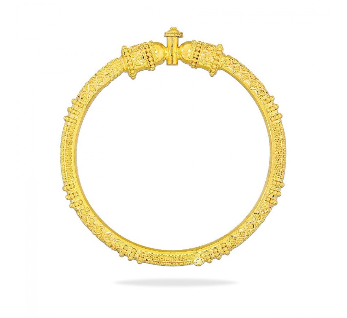 Archa Pattern Gold Bangles