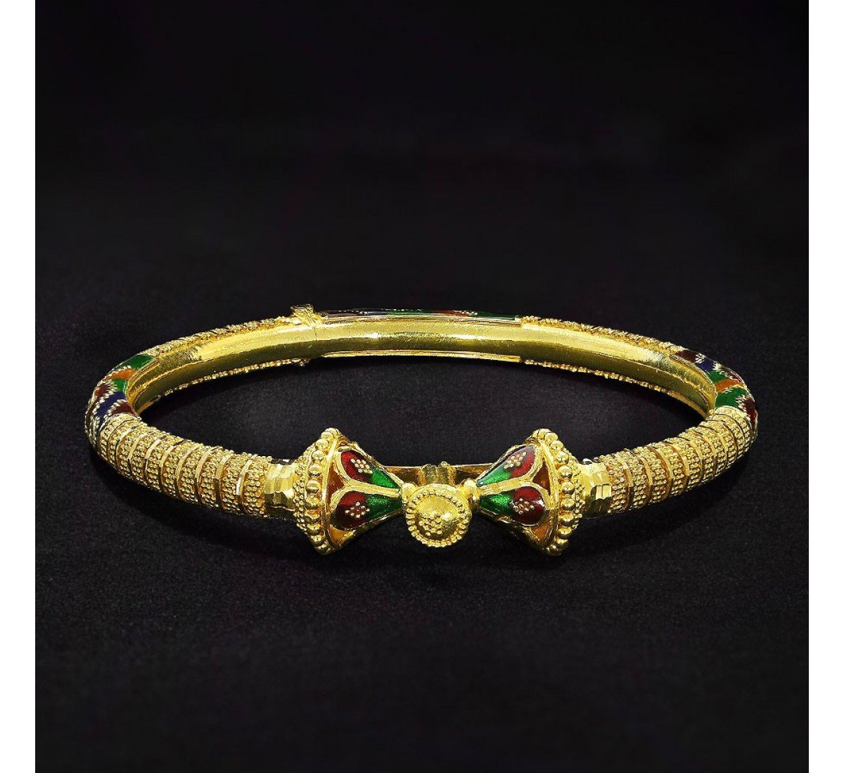 Juily Mesmerizing Gold Bangles