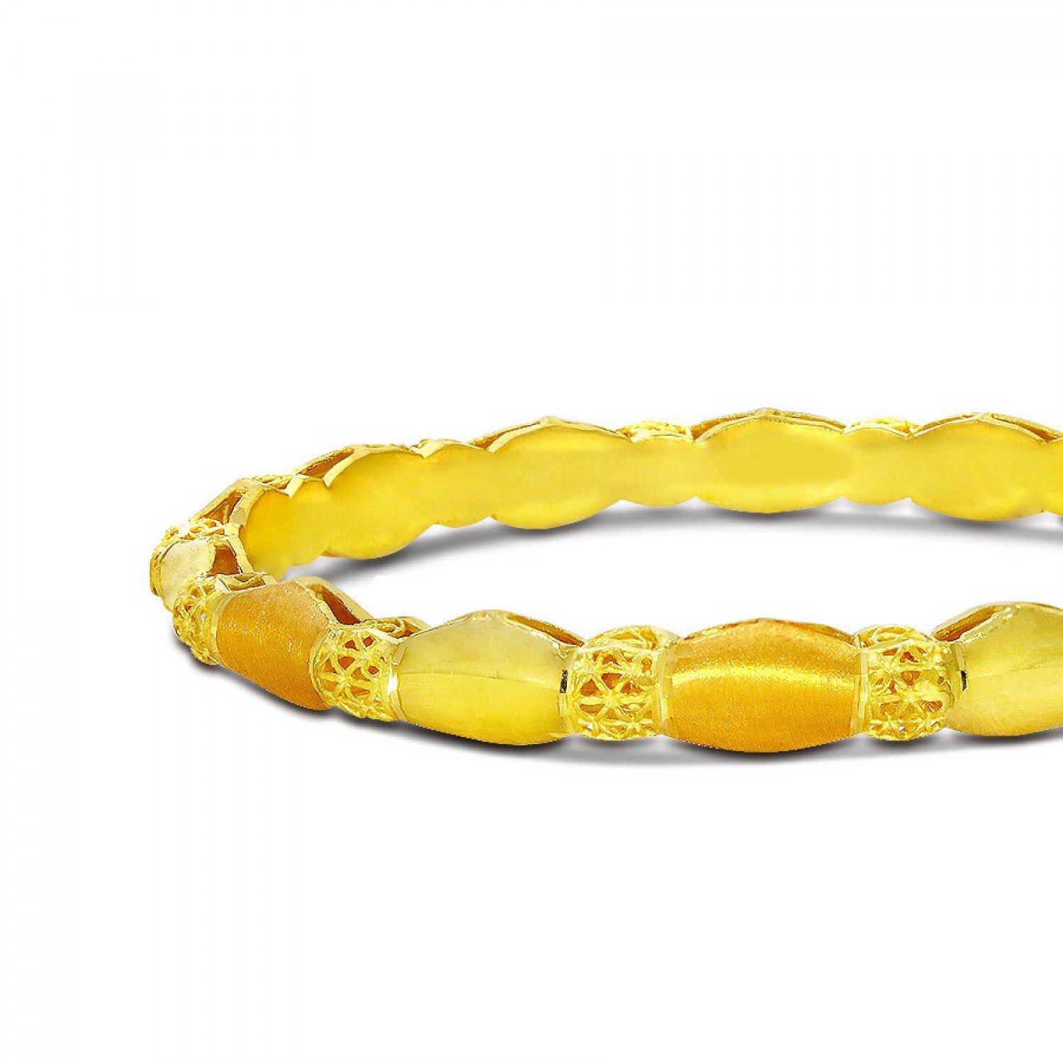 Enthralling Rouena Gold Bangles