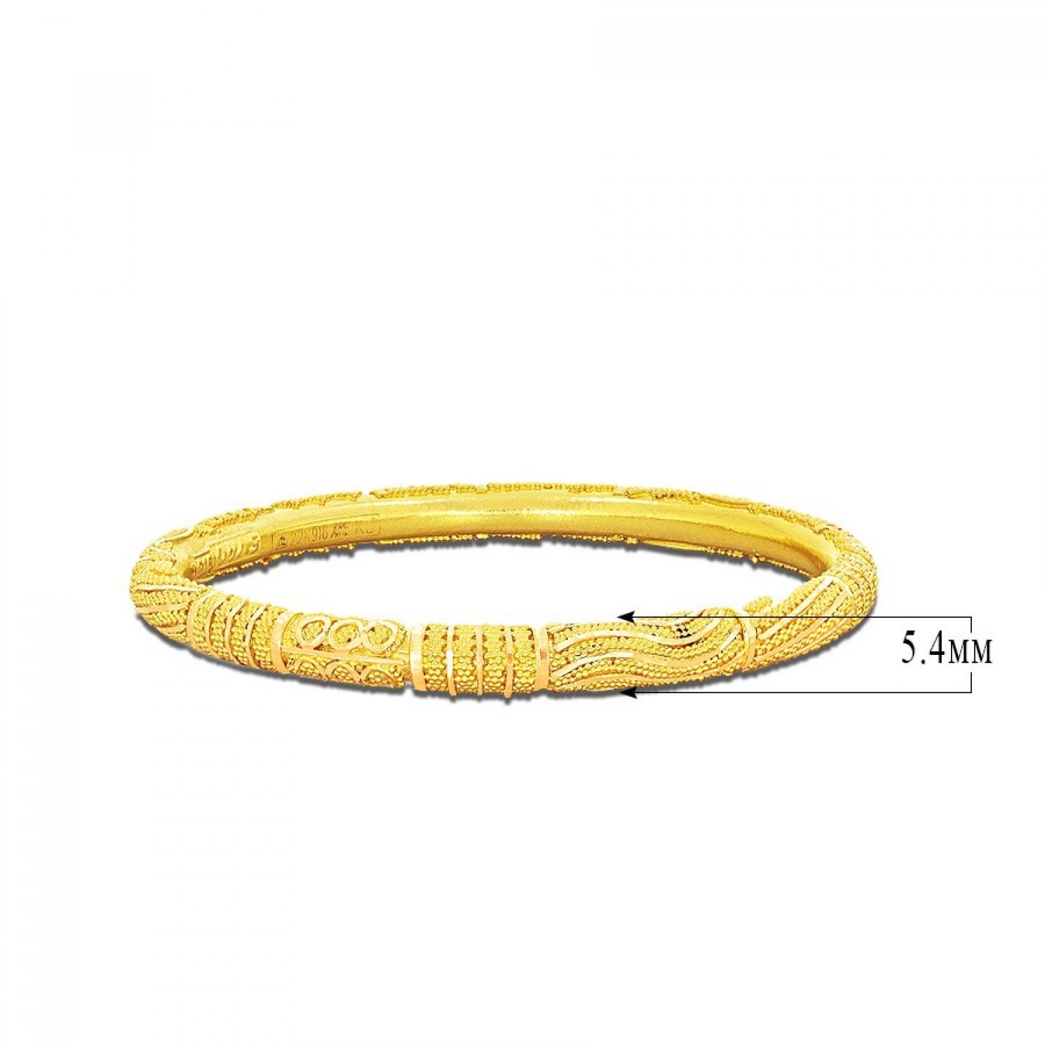 Curvaceous Glorious Gold Bangles