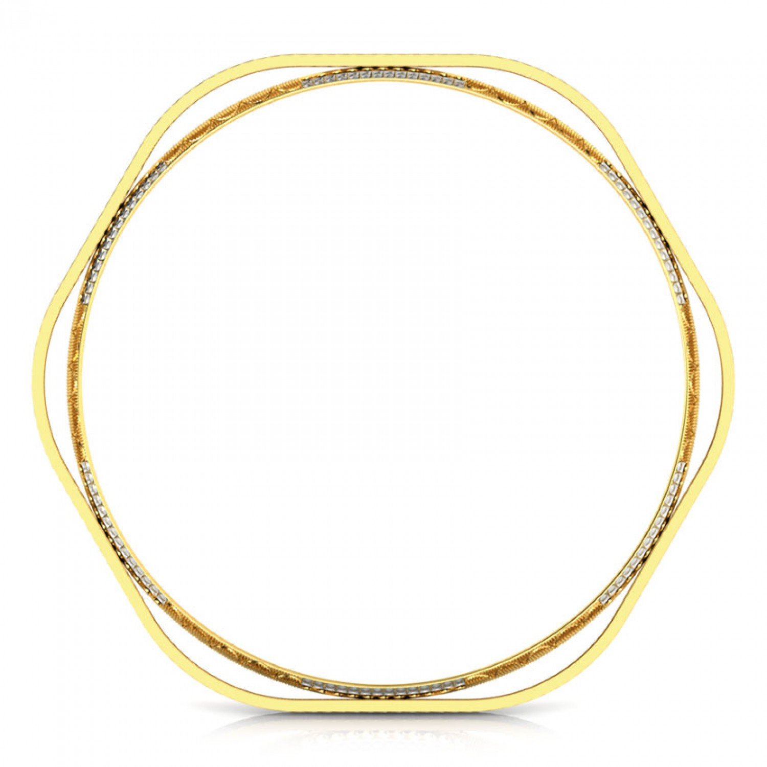 Nimbus Paisley Gold Bangles