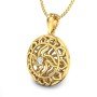 Divine Swastika Diamond Pendant