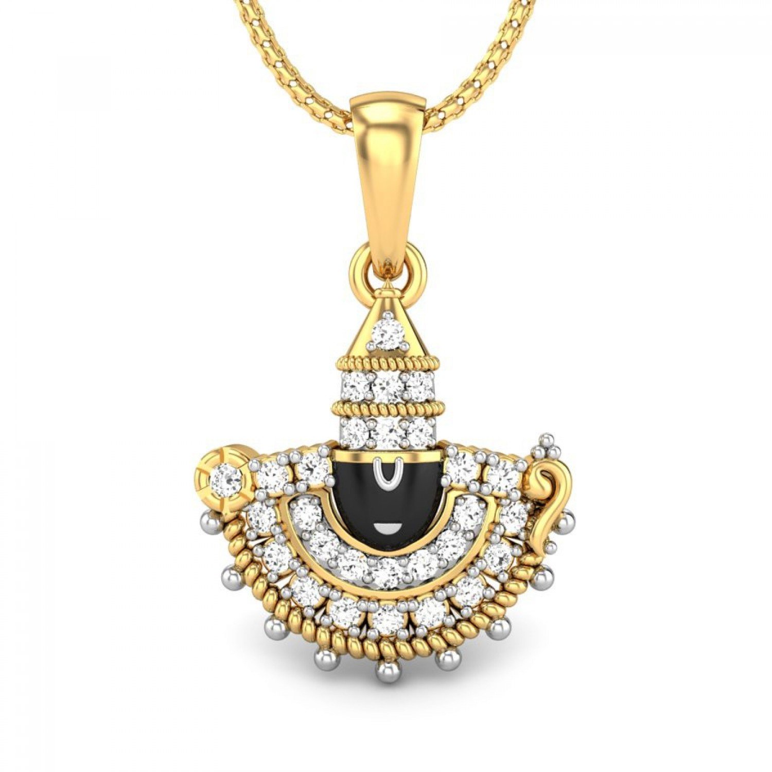 Venkteswara Balaji Diamond Pendant