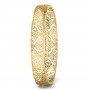 Luminescent Cluster Gold Bangles