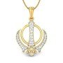 Shikh Symbol Khanda Diamond Pendant
