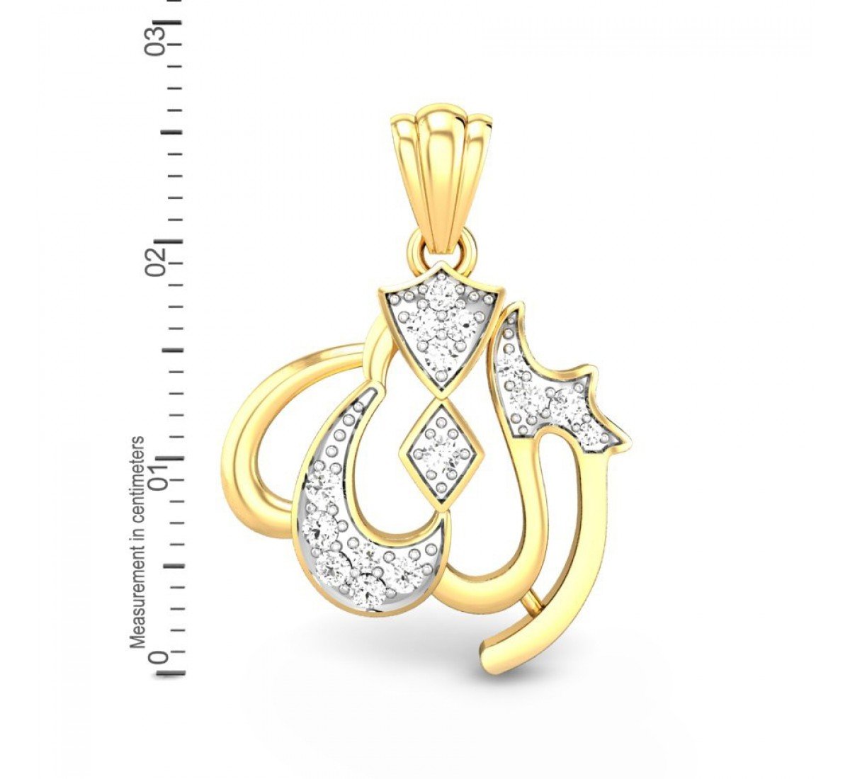 Allah Diamond Pendant