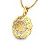 Lakshmi divine footprints Diamond Pendant