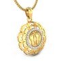 Lakshmi divine footprints Diamond Pendant