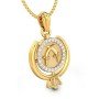 Radiance Khanda Diamond Pendant