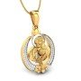 Grace Guru Nanak Diamond Pendant