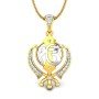Diamond Khalsa Insignia Pendant