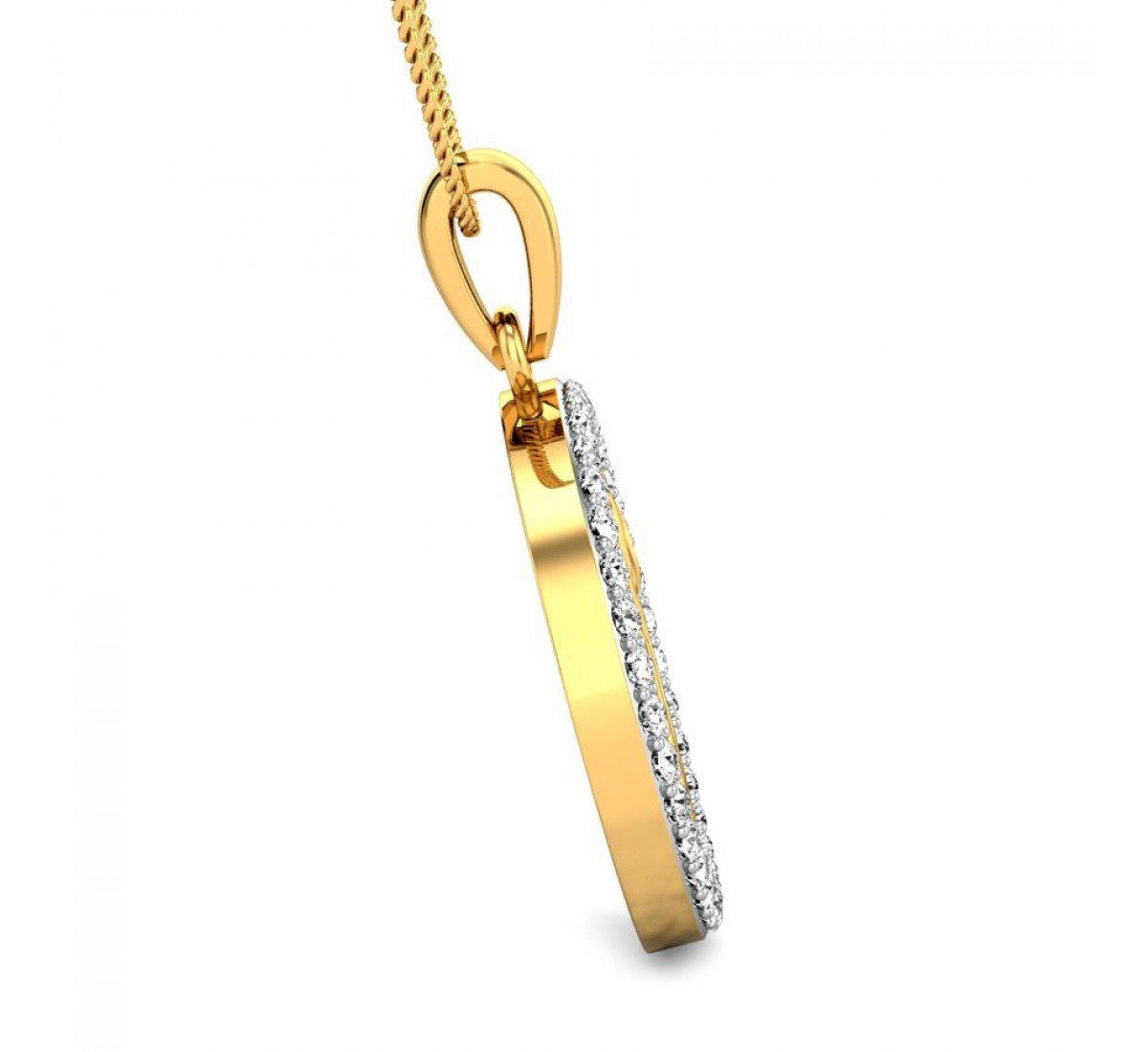 Divine 786 Diamond Pendant