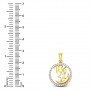 Divine 786 Diamond Pendant