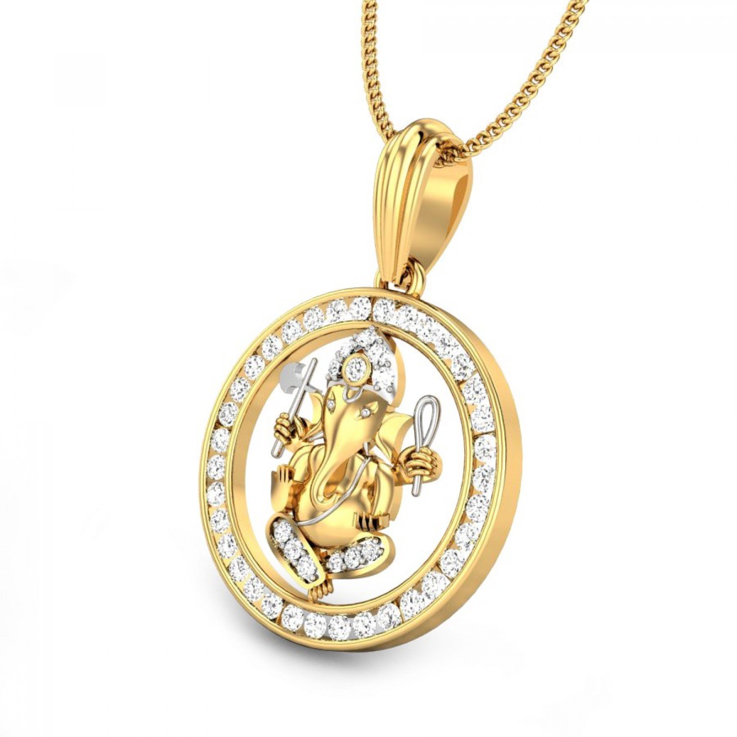 Mushakvaahan Diamond Pendant