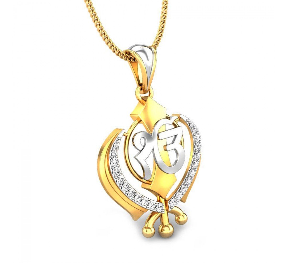 Divine Miri Piri Diamond Pendant