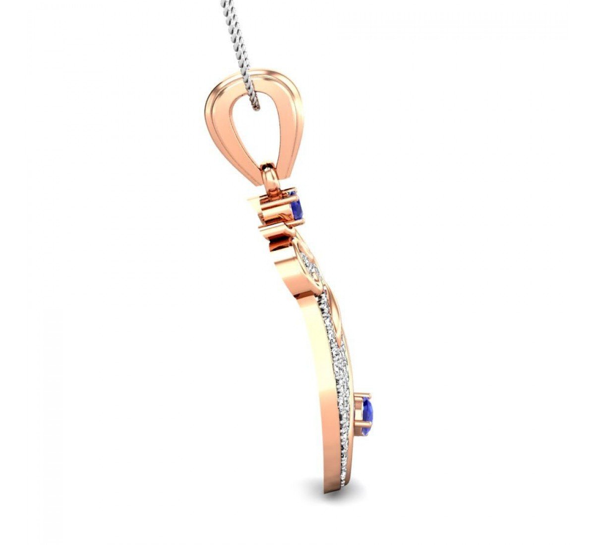 Dhumraketu Diamond Pendant