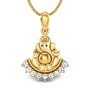 Veerganapati Diamond Pendant