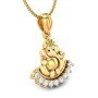 Veerganapati Diamond Pendant