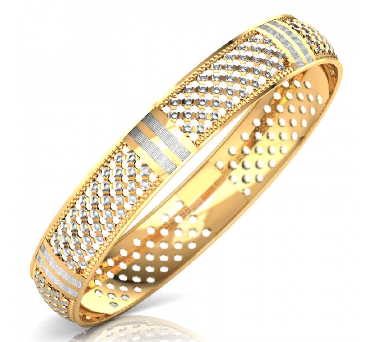 Faceted Amarbel Gold Bangles